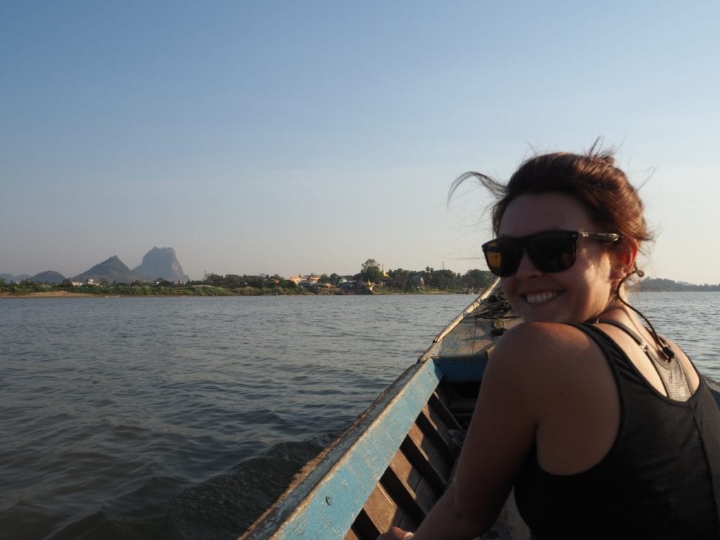Hpa An Boat ride on the river