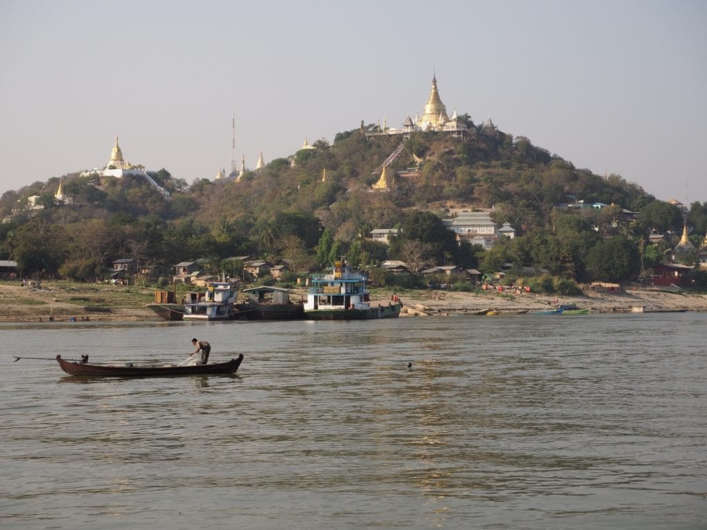 Views of Mandalay from the Irrawaddy River