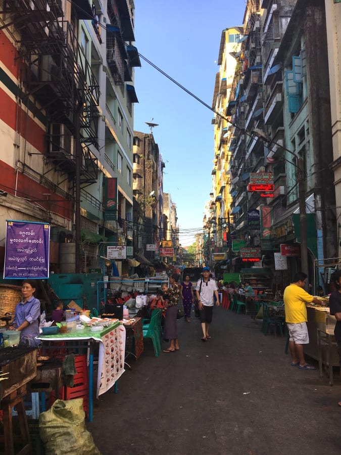 Yangon Chinatown on 19th Street