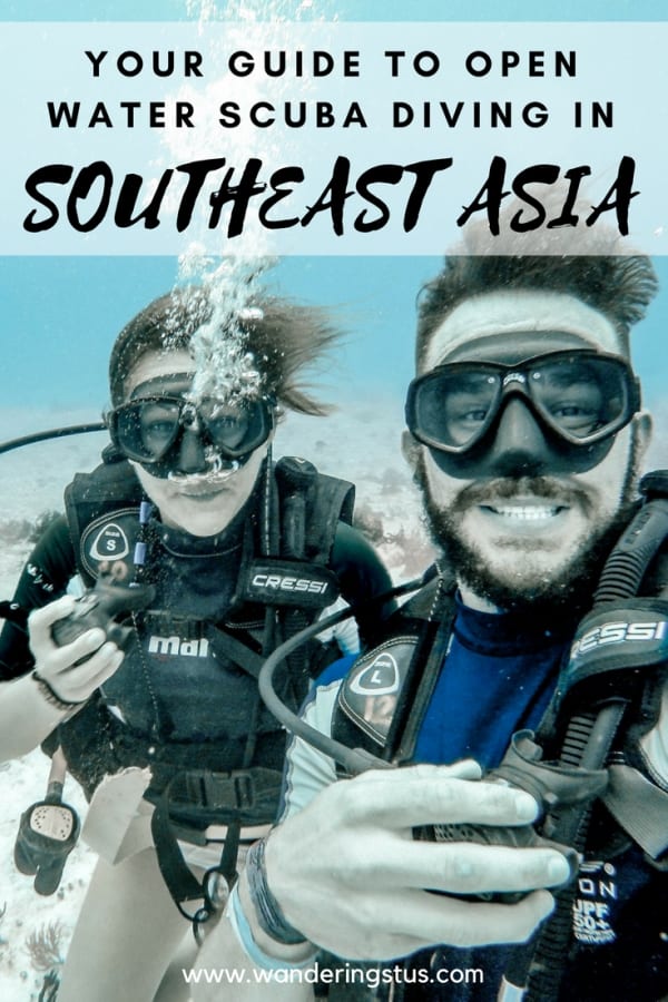 scuba diving guide to Southeast Asia pin