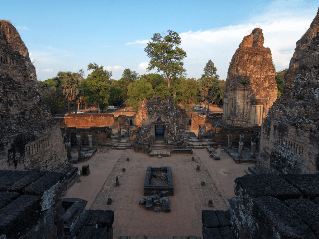 Sunsetting over Pre Rup