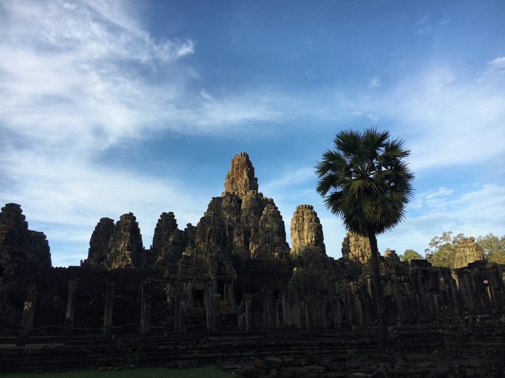 The faces of Bayon temple