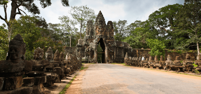 Cambodia's Angkor Wat Park Temple