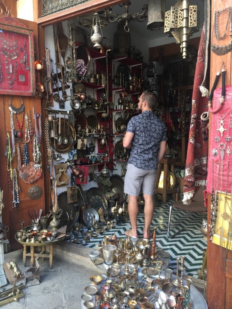 shopping the souks of Morocco