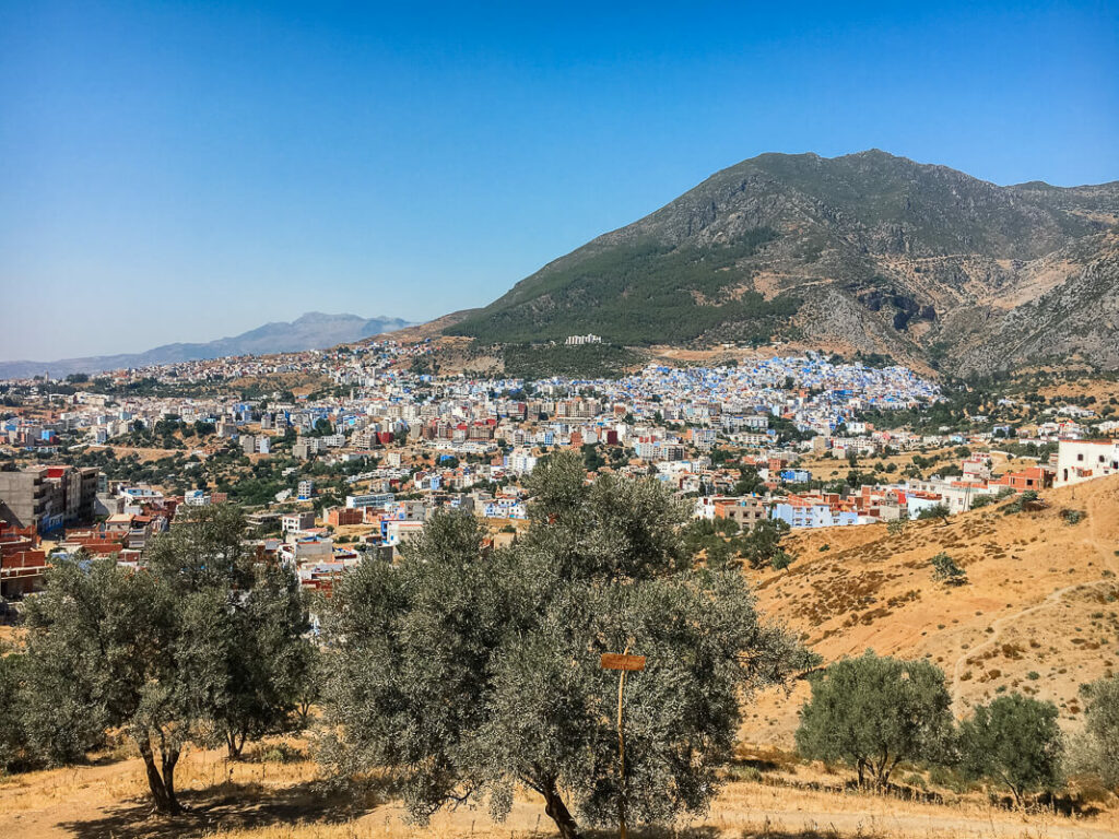 Views of the city of Chefchaouen