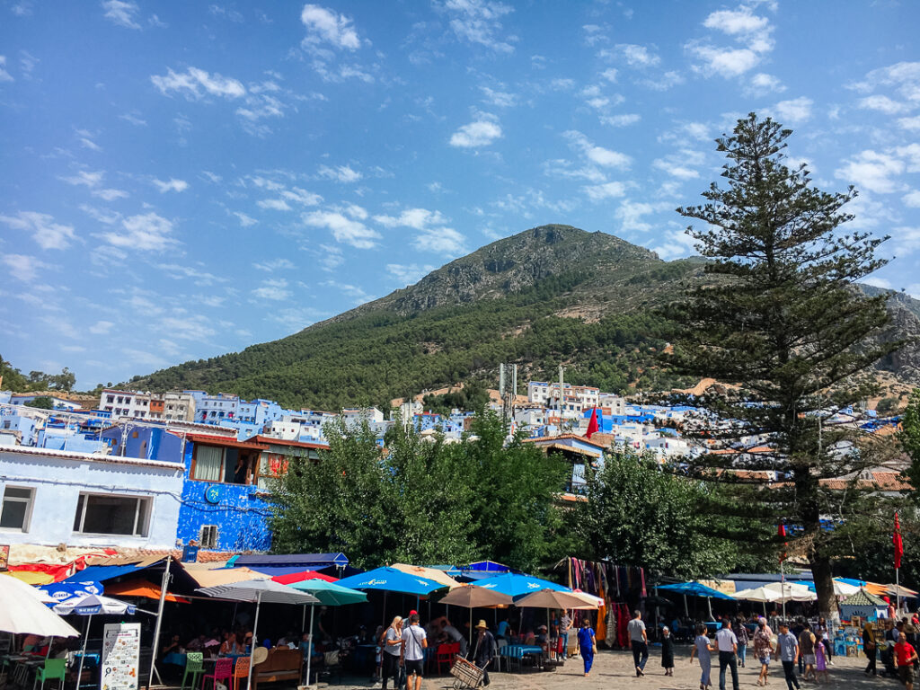 Cafes in Chefchaouen Main Square