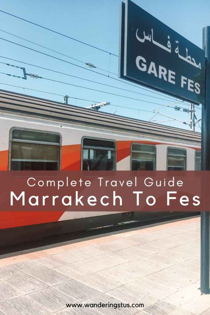 Marrakech To Fes Train Pin