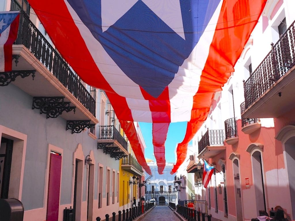 Puerto Rico Flag Street