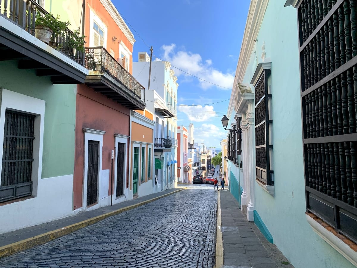 Old San Juan Puerto Rico Street