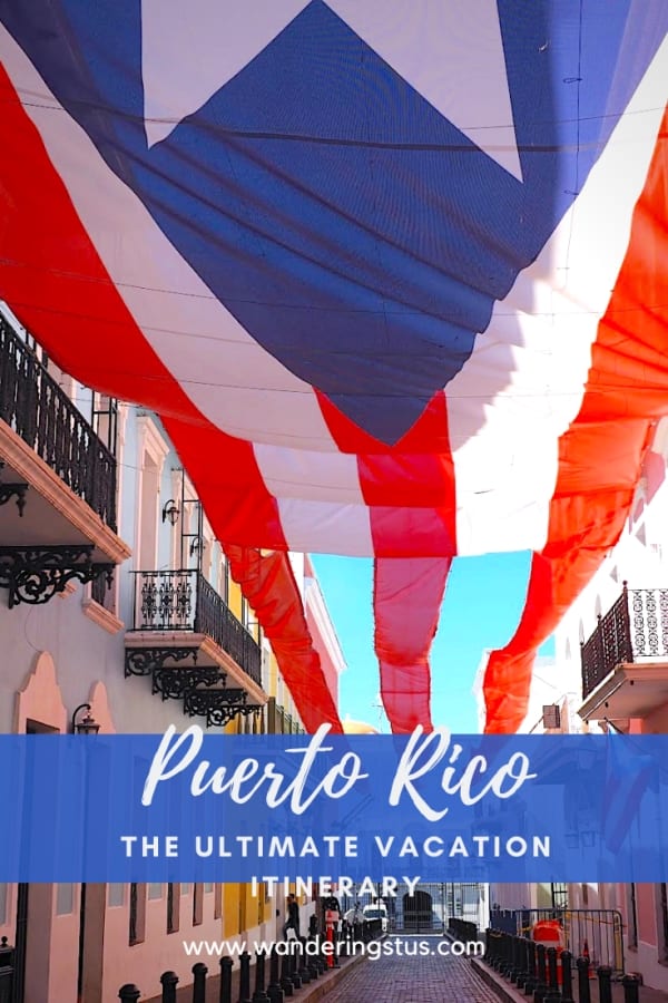 Puerto Rico Itinerary Pin