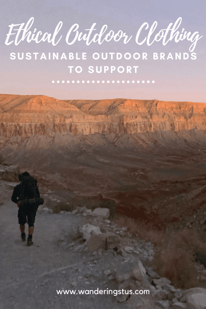 Ethical Outdoor Clothing Pin