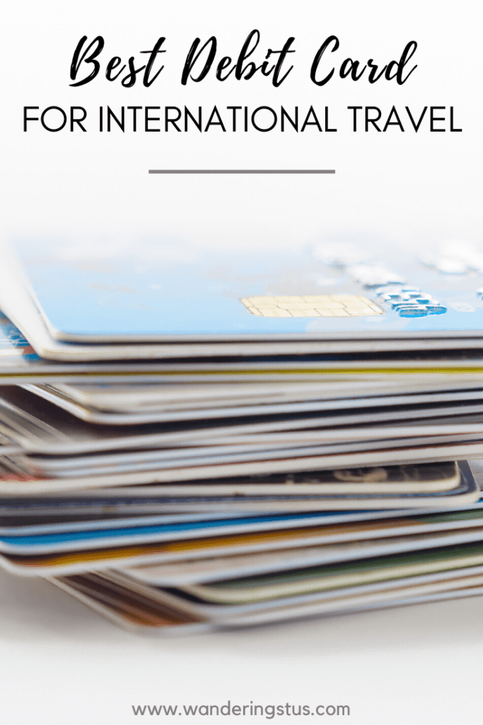international travel debit card pin