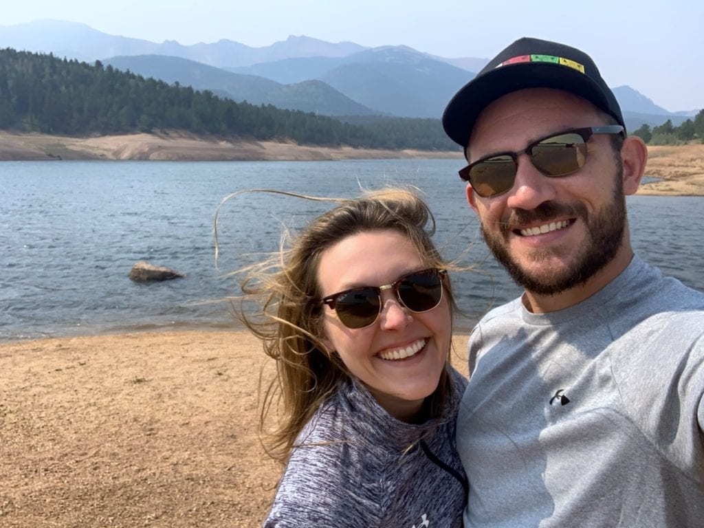 Selfies at Pikes Peak reservoirs
