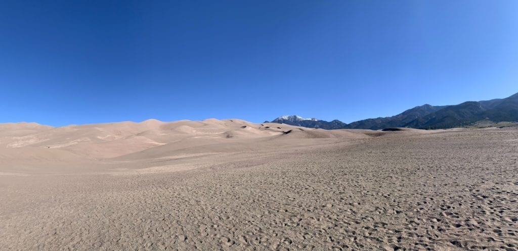 View of Great Sand Dunes National Park
