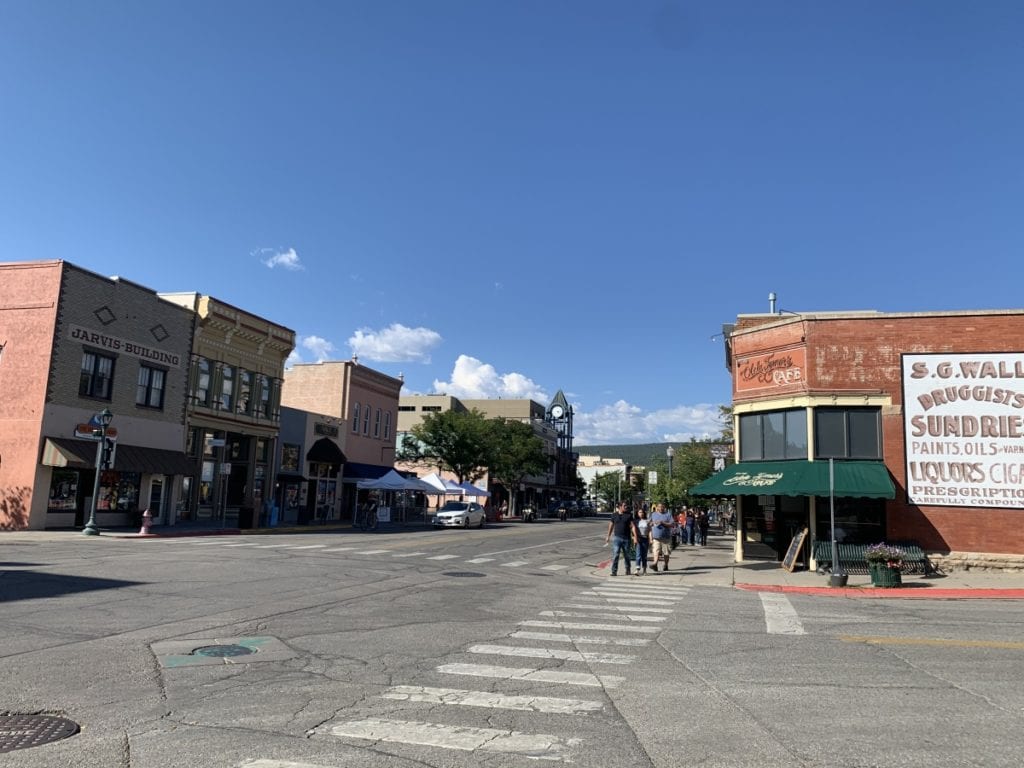 The streets of Durango's Historic Downtown