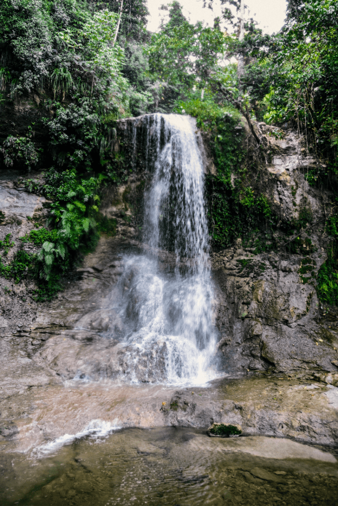 El Salto Waterfall in Puerto Rico