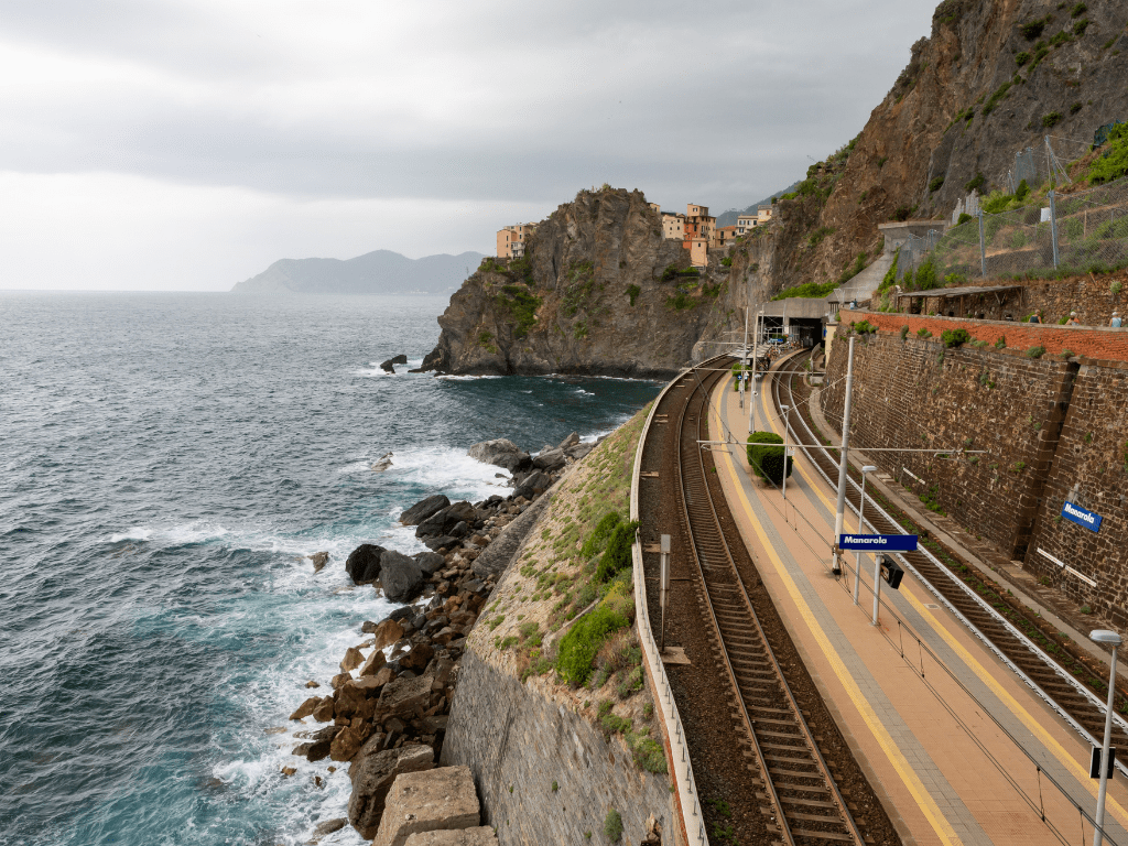 Manarola Train Station in Cinque Terre