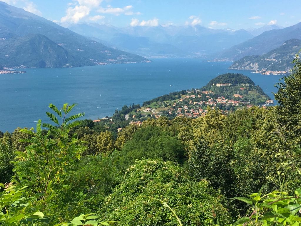 View of Lake Como from Above