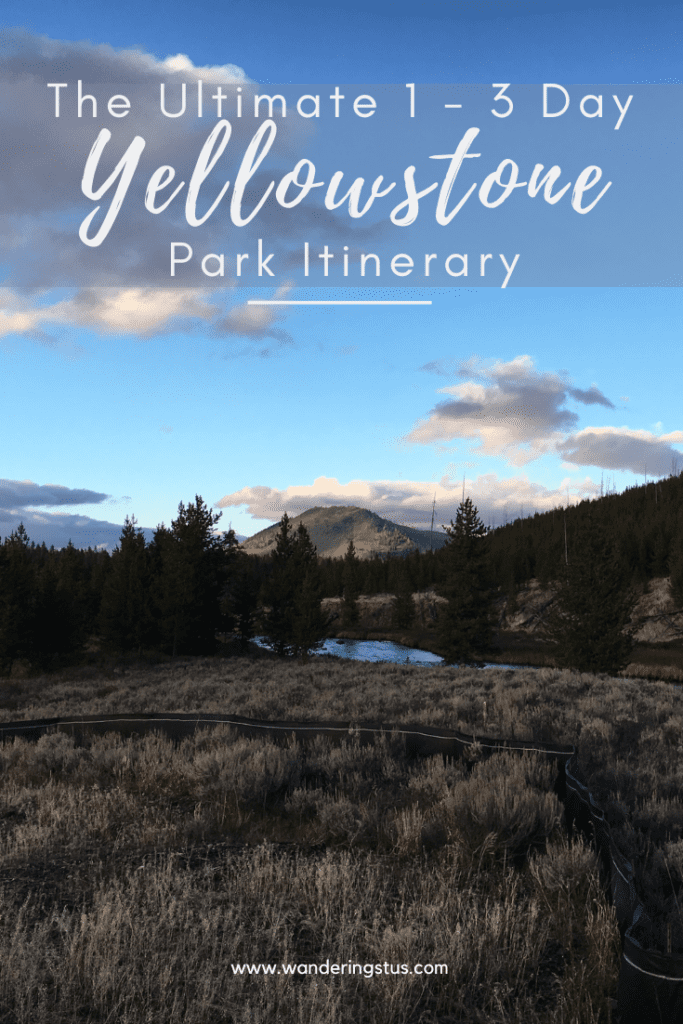Yellowstone Itinerary Pin