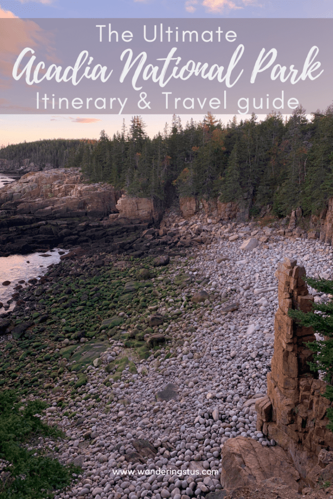 Acadia National Park Itinerary Pin