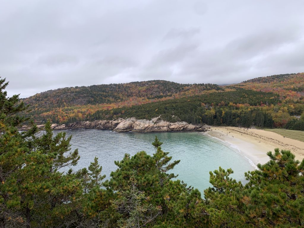 Sand Beach from Great Head Trail