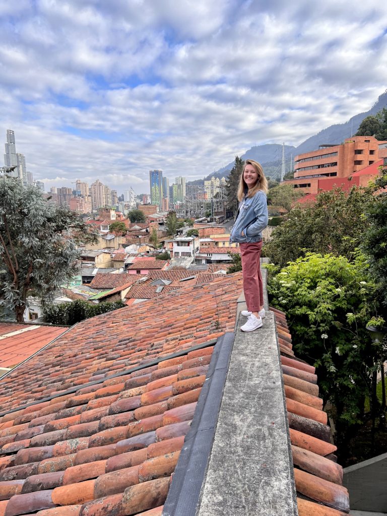 Rooftops of La Candelaria in Bogota 