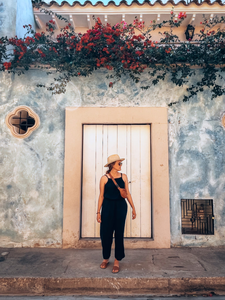 Wandering around the walled city in Cartagena
