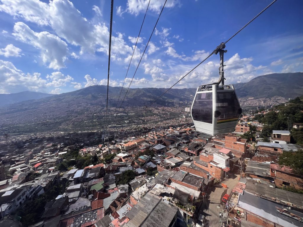 Views of Medellin from the MetroCable
