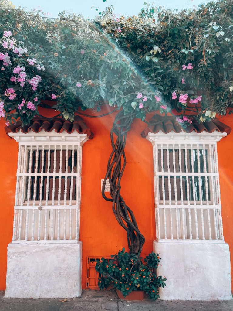 colorful houses of cartagena