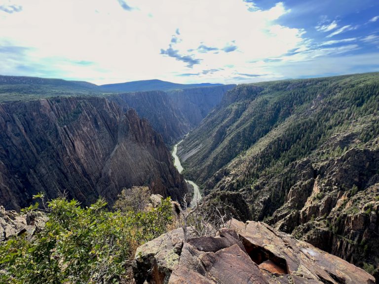 black canyon of the gunnison viewpoint views