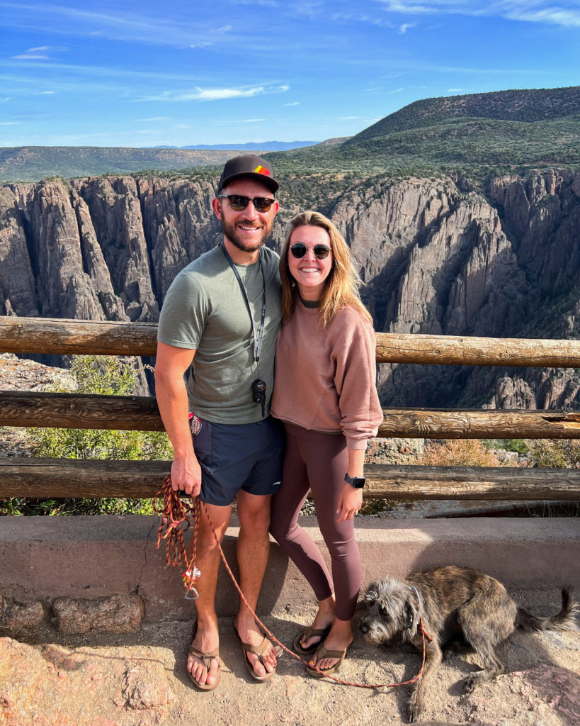 Dog Friendly Overlook at Black Canyon of The Gunnison