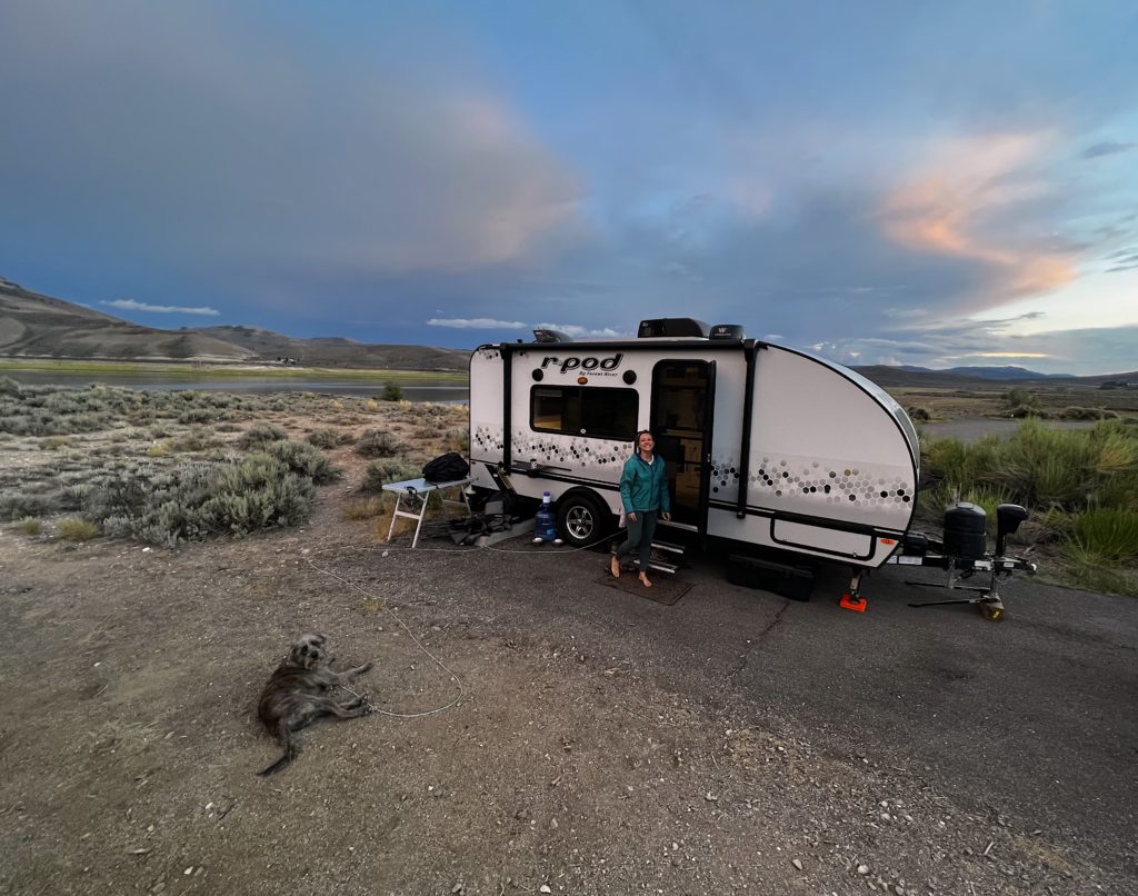 Camping in Gunnison on the Blue Mesa