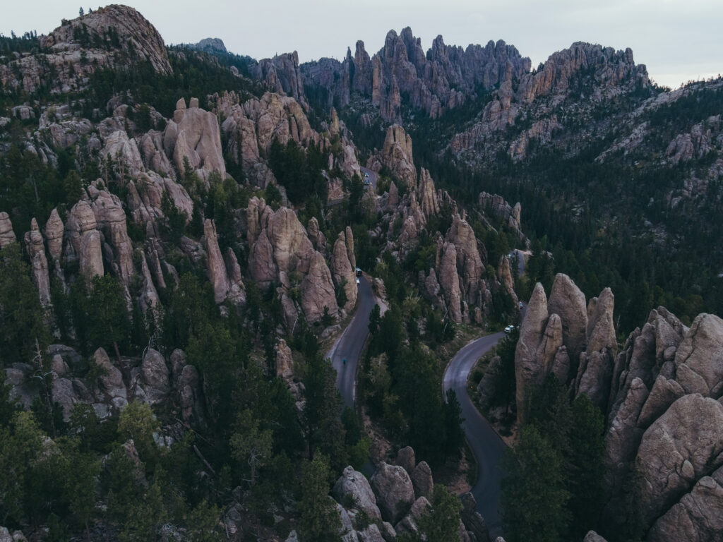 The Needles Highway in Custer State Park