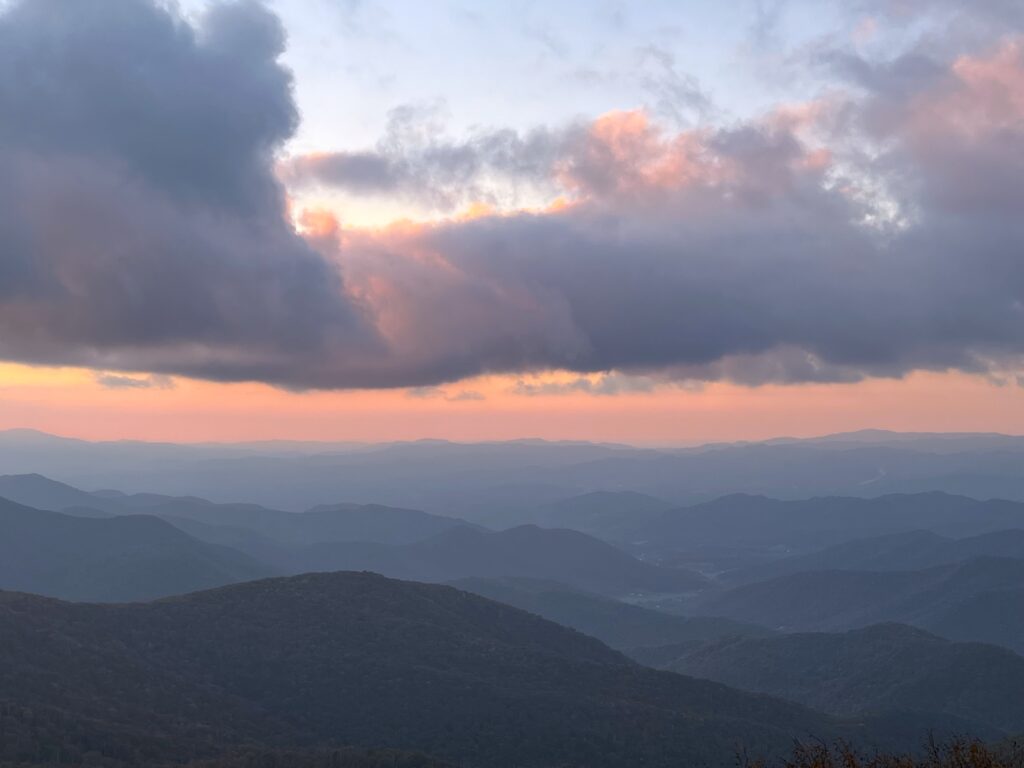 Scenic views from Blue Ridge Parkway