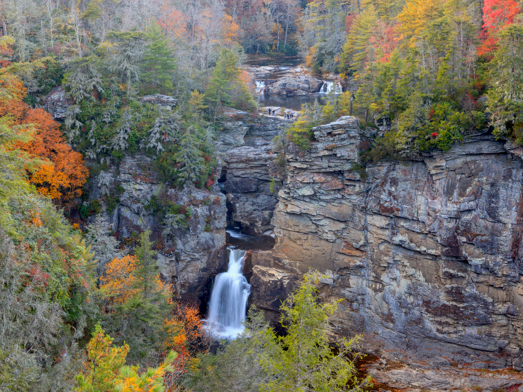 Linville Falls from Erwins View Trail